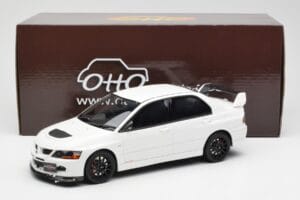 Mitsubishi Lancer Evo VIII MR FQ-400 Balts Otto 1:18 OT777 Sveķi — attēls 6 no 6