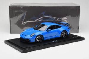 Porsche 911 992 GT3 Shark Zils Minichamps 1:18 WAP0211490M003 Sveķi — attēls 7 no 7