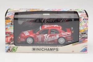Alfa Romeo 155 V6 #12 M. Alboreto DTM 1995 Minichamps 1:43 430950312 Metāls — attēls 4 no 4