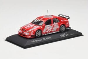 Alfa Romeo 155 V6 TI #2 Team Alfa Corse A. Nannini DTM 1994 Minichamps 1:43 430940202 Metāls — attēls 2 no 4