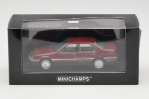 Alfa Romeo 164 3.0 Super V6 Tumšsarkans Minichamps 1:43 436120700 Metāls — attēls 4 no 4