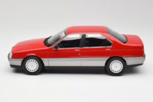 Alfa Romeo 164 Sarkans Norev 1:18 187866 Metāls — attēls 3 no 6