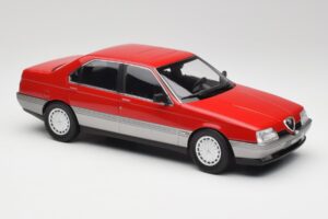 Alfa Romeo 164 Sarkans Norev 1:18 187866 Metāls — attēls 4 no 6