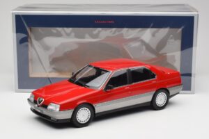 Alfa Romeo 164 Sarkans Norev 1:18 187866 Metāls — attēls 6 no 6