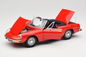 Alfa Romeo 2000 Spider Sarkans Minichamps 1:18 180120930 Metāls — attēls 2 no 8