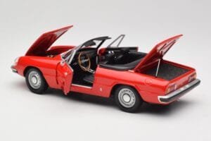Alfa Romeo 2000 Spider Sarkans Minichamps 1:18 180120930 Metāls — attēls 5 no 8