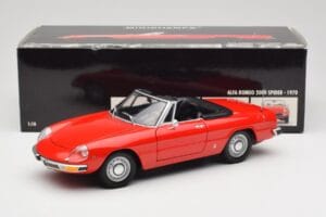 Alfa Romeo 2000 Spider Sarkans Minichamps 1:18 180120930 Metāls — attēls 8 no 8