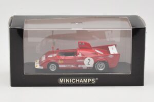 Alfa Romeo 33 TT 12 #2 A. Merzario / J. Laffite 1000km Monza Winner 1975 Minichamps 1:43 403751202 Metāls — attēls 4 no 4