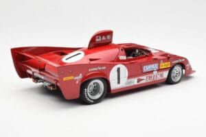 Alfa Romeo 33TT 12 #1 A. Merzario / J. Laffite 1000km Nurburgring Winner 1975 AUTOart 1:18 87505 Metāls — attēls 3 no 8