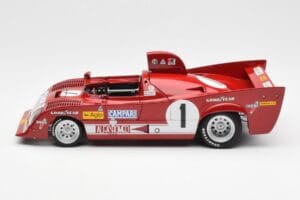Alfa Romeo 33TT 12 #1 A. Merzario / J. Laffite 1000km Nurburgring Winner 1975 AUTOart 1:18 87505 Metāls — attēls 4 no 8