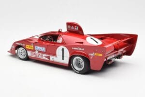 Alfa Romeo 33TT 12 #1 A. Merzario / J. Laffite 1000km Nurburgring Winner 1975 AUTOart 1:18 87505 Metāls — attēls 7 no 8