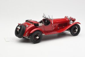 Alfa Romeo 6C 1750 GS Spider Bordeaux Sarkans CMC 1:18 M-138 Metāls — attēls 2 no 6