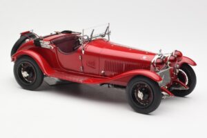 Alfa Romeo 6C 1750 GS Spider Bordeaux Sarkans CMC 1:18 M-138 Metāls — attēls 4 no 6