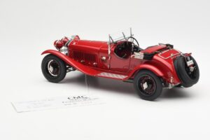 Alfa Romeo 6C 1750 GS Spider Bordeaux Sarkans CMC 1:18 M-138 Metāls — attēls 5 no 6