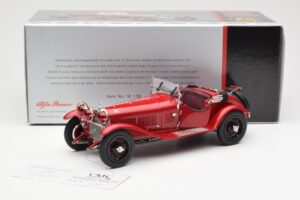 Alfa Romeo 6C 1750 GS Spider Bordeaux Sarkans CMC 1:18 M-138 Metāls — attēls 6 no 6