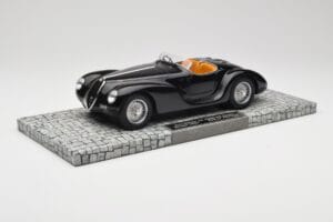 Alfa Romeo 6C 2500 SS Corsa Spider Melns Minichamps 1:18 107120231 Metāls