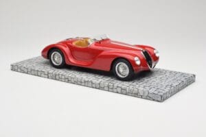 Alfa Romeo 6C 2500 SS Corsa Spider Sarkans Minichamps 1:18 107120230 Sveķi — attēls 4 no 6