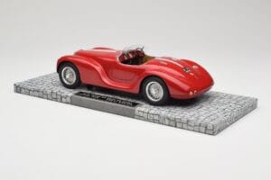 Alfa Romeo 6C 2500 SS Corsa Spider Sarkans Minichamps 1:18 107120230 Sveķi — attēls 5 no 6