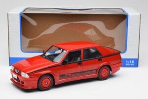 Alfa Romeo 75 Turbo Evoluzione Sarkans MCG 1:18 MCG18428 Metāls — attēls 6 no 6