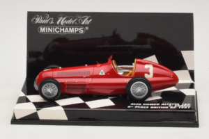 Alfa Romeo 159 Alfetta #3 C. Sanesi 6th Place British GP 1951 Minichamps 1:43 400511203 Metāls