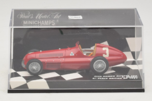 Alfa Romeo 159 Alfetta #3 C. Sanesi 6th Place British GP 1951 Minichamps 1:43 400511203 Metāls — attēls 5 no 5