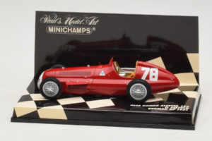 Alfa Romeo 159 Alfetta #78 P. Pietsch German GP 1951 Minichamps 1:43 400511278 Metāls