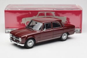 Alfa Romeo Giulia 1300 Tumšsarkans Minichamps 1:18 180120906 Metāls — attēls 8 no 8