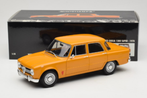 Alfa Romeo Giulia 1300 Super Oranžs Minichamps 1:18 180120900 Metāls — attēls 8 no 8