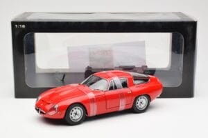 Alfa Romeo Giulia TZ Sarkans AUTOart 1:18 70196 Metāls — attēls 6 no 6