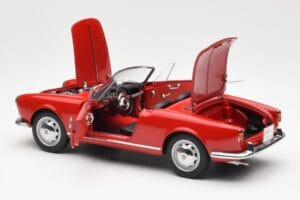 Alfa Romeo Giulietta 1300 Spider Sarkans AUTOart 1:18 70157 Metāls — attēls 5 no 8