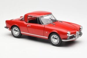Alfa Romeo Giulietta 1300 Spider Sarkans AUTOart 1:18 70157 Metāls — attēls 6 no 8