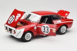 Alfa Romeo GTA 1300 Junior #33 T. Hezemans / G. van Lennep Hezemans Jarama 1972 Minichamps 1:18 100721233 Metāls — attēls 2 no 8