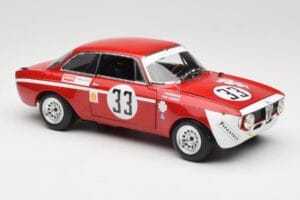 Alfa Romeo GTA 1300 Junior #33 T. Hezemans / G. van Lennep Hezemans Jarama 1972 Minichamps 1:18 100721233 Metāls — attēls 6 no 8
