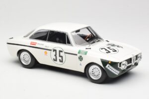 Alfa Romeo GTA 1300 Junior #35 C. Colzani / Pooky / G. Venturi 4 Hours of Jarama 1972 Minichamps 1:18 155721235 Metāls — attēls 4 no 6