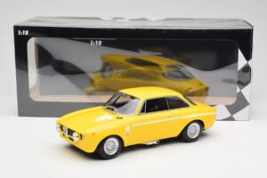 Alfa Romeo GTA 1300 Junior Dzeltens Minichamps 1:18 155120024 Metāls — attēls 6 no 6