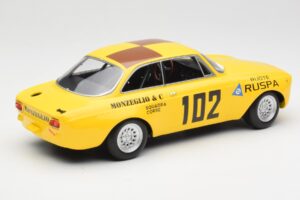 Alfa Romeo GTA 1300 #102 Squadra Corse R. Zanetti / M. Ruspa / Monzeglio Targa Florio 1971 Minichamps 1:18 155711202 Metāls — attēls 2 no 6