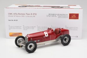 Alfa Romeo P3 #6 R. Caracciola Monza GP Winner 1932 CMC 1:18 M-221 Metāls — attēls 6 no 6