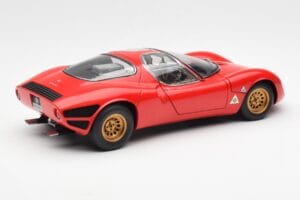 Alfa Romeo 33 Stradale Sarkans AUTOart 1:18 70191 Metāls — attēls 3 no 8