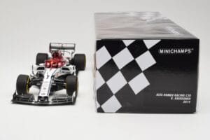 Alfa Romeo Racing C38 #7 K. Raikkonen F1 2019 Minichamps 1:18 110190007 Metāls — attēls 6 no 6