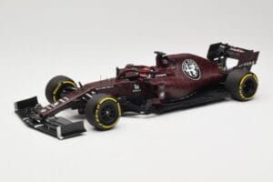 Alfa Romeo Racing C38 #7 K. Raikkonen Valentine's Day Livery Shakedown Fiorano 14th February 2019 Minichamps 1:18 110199907 M