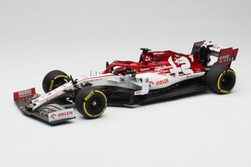 Alfa Romeo Racing C39 #7 K. Raikkonen Austrian GP 2020 Minichamps 1:18 110200107 Metāls