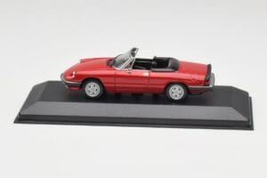 Alfa Romeo Spider 2000 Alfa Sarkans Minichamps 1:43 436120760 Metāls