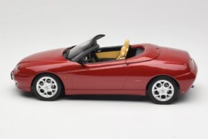Alfa Romeo Spider 916 Proteo Red Metallic Norev 1:18 187854 Metāls — attēls 3 no 6