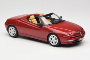 Alfa Romeo Spider 916 Proteo Red Metallic Norev 1:18 187854 Metāls — attēls 4 no 6