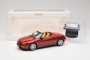 Alfa Romeo Spider 916 Proteo Red Metallic Norev 1:18 187854 Metāls — attēls 6 no 6