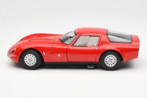Alfa Romeo TZ2 Sarkans AUTOart 1:18 70198 Metāls — attēls 3 no 6