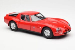 Alfa Romeo TZ2 Sarkans AUTOart 1:18 70198 Metāls — attēls 4 no 6