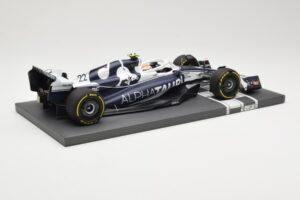 AlphaTauri AT03 #22 Y. Tsunoda Bahrain GP 2022 Minichamps 1:18 117220122 Metāls — attēls 3 no 6