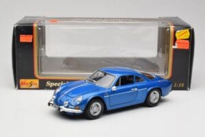 Alpine A110 1600 S Alpine Blue Maisto 1:18 50321 Metāls — attēls 8 no 8