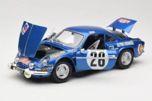 Alpine A110 1600S #28 Alpine-Renault O. Andersson / D. Stone Rally Monte Carlo 1971 Maisto 1:18 56033 Metāls — attēls 2 no 8